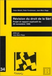Revision Du Droit De La Sarl - Projet Et Rapport Explicatif Du 29/11/96