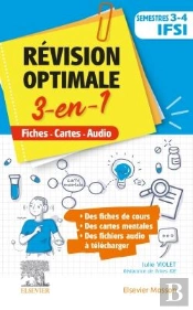 Révision Optimale 3 En 1 ; Ifsi ; Semestres 3 Et 4 ; Fiches-Cartes-Audio