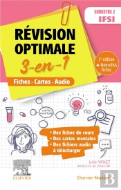 Révision Optimale 3-En-1 ; Semestre 2 Ifsi ; Fiches-Cartes-Audio (2e Édition)
