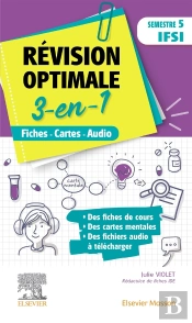 Révision Optimale 3-En-1 ; Semestre 5 Ifsi ; Fiches-Cartes-Audio