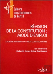 Révisions De La Constitution : Mode D'Emploi