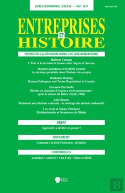 Bertrand.pt - Revisiter La Décision Dans Les Organisations-Eh 97 Décembre 2019 : Entreprises Et Histoire 97-Decembre 2019-Revisiter La Decision Dans Les Orga.