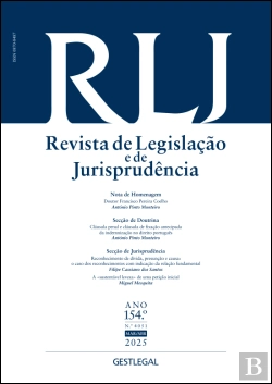 Bertrand.pt - Revista de Legislação e Jurisprudência