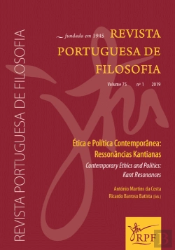 Bertrand.pt - Revista Portuguesa de Filosofia - Volume 75 - 2019