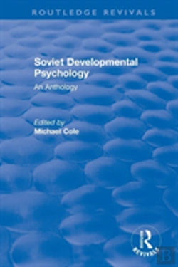 Bertrand.pt - Revival: Soviet Developmental Psychology: An Anthology (1977)