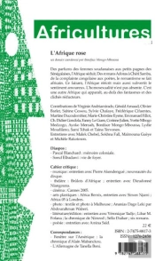 Revue Africultures T.63; L'Afrique Rose