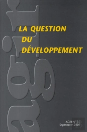 Revue Agir T.35; La Question Du Developpement