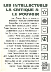 Revue Agone Tome 41/42 : Agone 41 Et 42 : « Les Intellectuels, La Critique & Le Pouvoir »