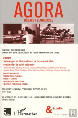 Bertrand.pt - Revue Agora Debats Jeunesses T.46; Technologies De L'Information Et De La Communication
