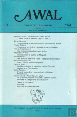 Bertrand.pt - Revue Awal : Awal, N° 11/1994