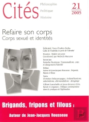 Revue Cites Tome 21 : Refaire Son Corps ; Corps Sexué Et Identité