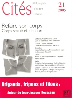 Bertrand.pt - Revue Cites Tome 21 : Refaire Son Corps ; Corps Sexué Et Identité