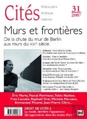 Revue Cites Tome 31 : Murs Et Frontières