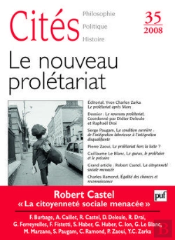 Bertrand.pt - Revue Cites Tome 35 : Le Nouveau Prolétariat (Édition 2008)