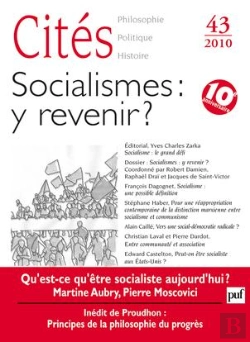 Bertrand.pt - Revue Cites Tome 43 : Socialismes ; Y Revenir ?