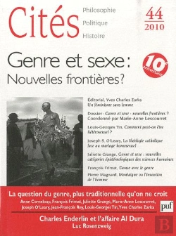 Bertrand.pt - Revue Cites Tome 44 : Genre Et Sexe : Nouvelles Frontières