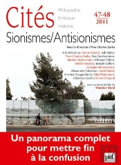 Revue Cites Tome 47/48 : Sionismes/Antisionismes