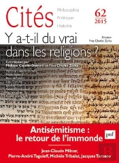 Revue Cites Tome 62 : Les Religions Et La Vérité