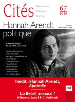 Bertrand.pt - Revue Cites Tome 67 : Hannah Arendt Politique