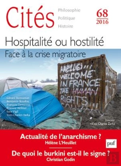 Bertrand.pt - Revue Cites Tome 68 : Hospitalité, Hostilité ; Face À La Crise Migratoire