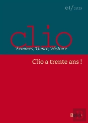 Revue Clio - Femmes, Genre, Histoire
