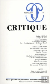 Revue Critique T.730