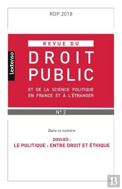 Bertrand.pt - Revue De Droit Public N 2 2018