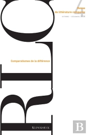 Revue De Littérature Comparée