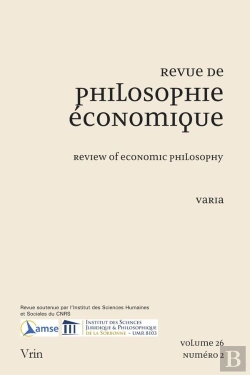 Bertrand.pt - Revue De Philosophie Économique : Varia