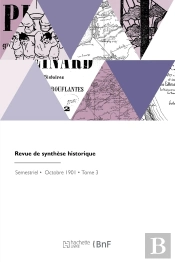 Revue De Synthèse Historique
