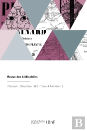 Revue Des Bibliophiles