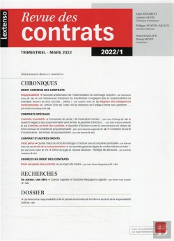 Bertrand.pt - Revue Des Contrats N 1-2022