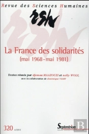Revue Des Sciences Humaines, N°320/Octobre - Décembre 2015 : La France Des Solidarités