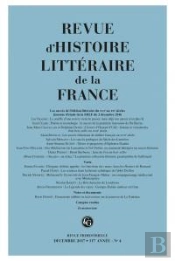 Revue D'Histoire Littéraire De La France T.4 (Édition 2017)