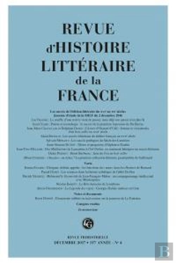 Bertrand.pt - Revue D'Histoire Littéraire De La France T.4 (Édition 2017)