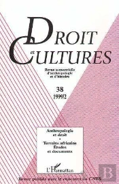 Revue Droit Et Cultures T.38; Anthropologie Et Droit