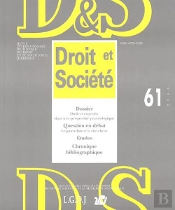 Bertrand.pt - Revue Droit Et Societe N 61 - 2005