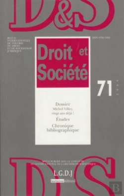 Bertrand.pt - Revue Droit Et Societe N 71-2009
