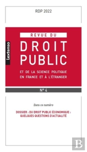 Revue Du Droit Public Et De La Science Politique En France Et A L'Etranger N 4-2022