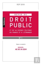 Revue Du Droit Public N 1 2018