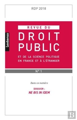 Bertrand.pt - Revue Du Droit Public N 1 2018