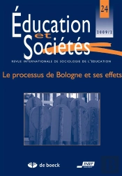Revue Éducation Et Sociétés Tome 24 : Le Processus De Bologne Et Ses Effets