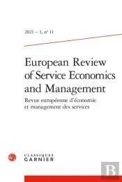 Revue Européenne D'Économie Et Management Des Services Tome 11 : 2021 - 1 ; Varia