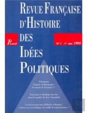 Revue Francaise (1) D'Histoire Des Idees Politiques