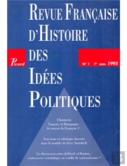 Bertrand.pt - Revue Francaise (1) D'Histoire Des Idees Politiques