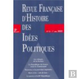 Bertrand.pt - Revue Francaise (15) D'Histoire Des Idees Politiques