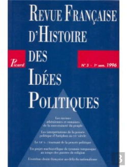 Bertrand.pt - Revue Francaise (3) D'Histoire Des Idees Politiques