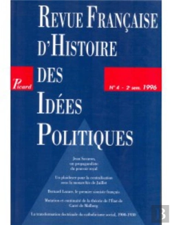 Bertrand.pt - Revue Francaise (4) D'Histoire Des Idees Politiques