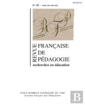 Revue Française De Pédagogie, N° 195/2016