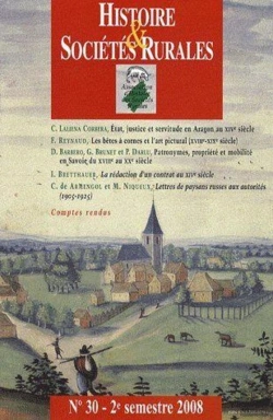 Bertrand.pt - Revue Histoire Et Societes Rurales T.30